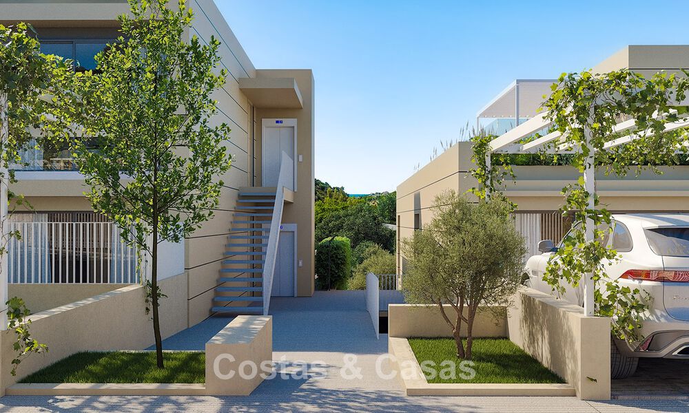 Off-plan, energy efficient homes for sale in the green hills of Elviria, east of Marbella centre 779368