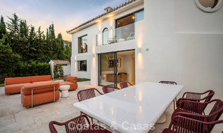 Ready to move in luxury villa with modern, Andalusian architecture for sale located in the heart of Nueva Andalucia, Marbella 779483 