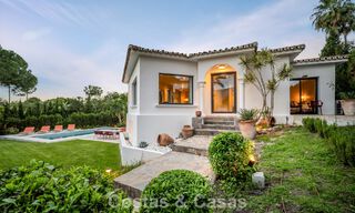 Ready to move in luxury villa with modern, Andalusian architecture for sale located in the heart of Nueva Andalucia, Marbella 779485 