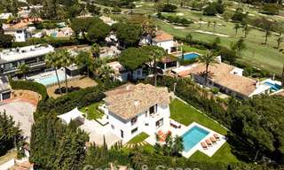 Ready to move in luxury villa with modern, Andalusian architecture for sale located in the heart of Nueva Andalucia, Marbella 779488 