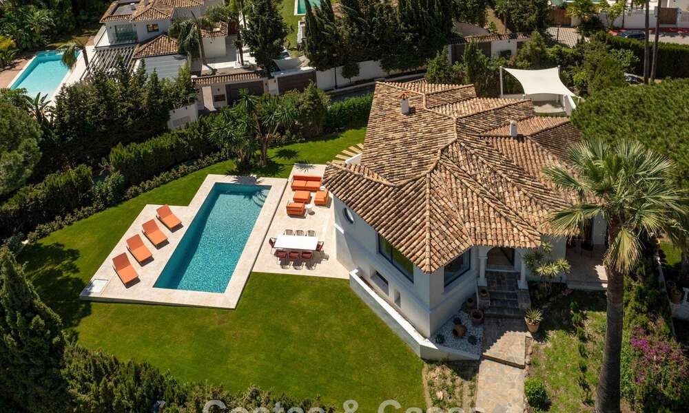 Ready to move in luxury villa with modern, Andalusian architecture for sale located in the heart of Nueva Andalucia, Marbella 779491
