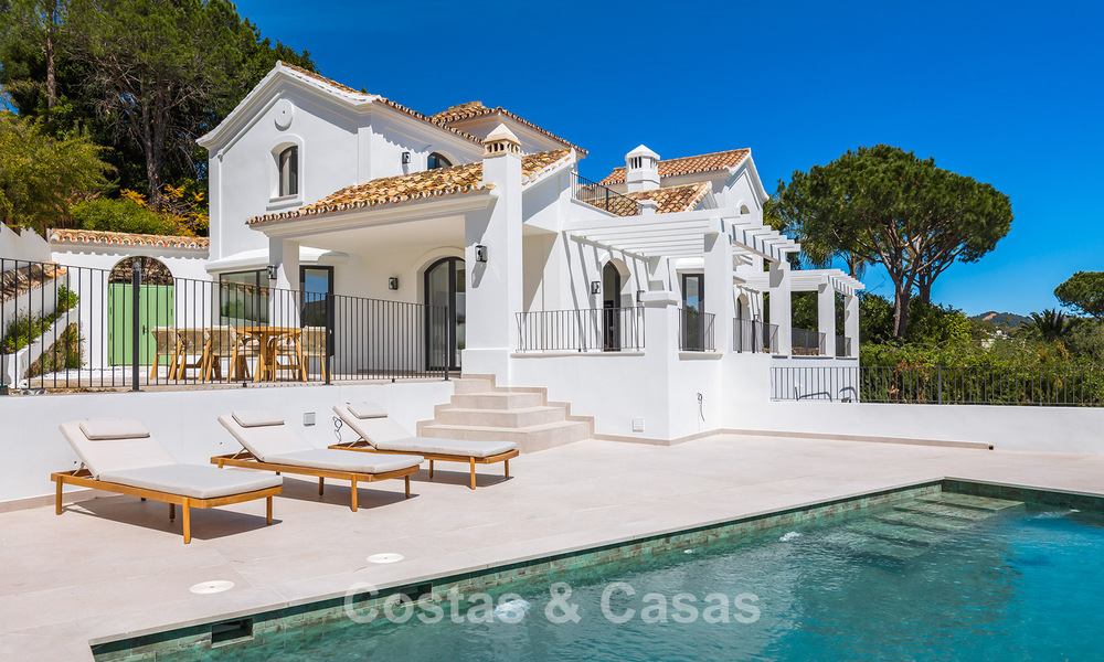 Prestigious renovated villa for sale in the sought-after gated urbanisation of El Madroñal in Marbella - Benahavis 779523