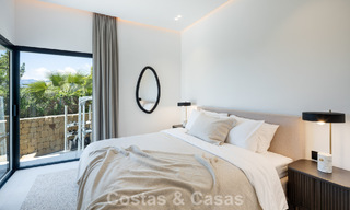 Spacious villa with luxurious Mediterranean architecture for sale, bordering the golf course in Marbella - Benahavis 779670 