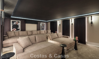 Spacious villa with luxurious Mediterranean architecture for sale, bordering the golf course in Marbella - Benahavis 779672 