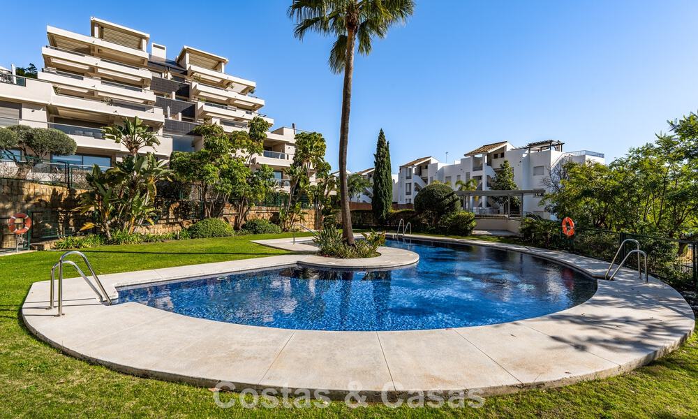 Contemporary apartment with panoramic golf and sea views for sale in Marbella - Benahavis 779787