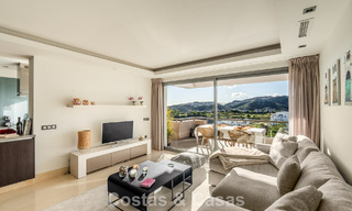 Contemporary apartment with panoramic golf and sea views for sale in Marbella - Benahavis 779799 
