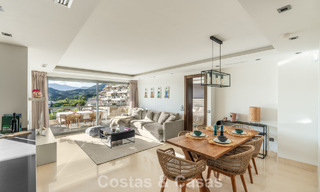 Contemporary apartment with panoramic golf and sea views for sale in Marbella - Benahavis 779800 