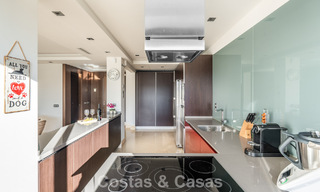 Contemporary apartment with panoramic golf and sea views for sale in Marbella - Benahavis 779803 