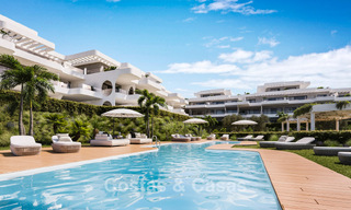 New build apartments for sale, walking distance to the beach on the New Golden Mile between Marbella and Estepona 779806 