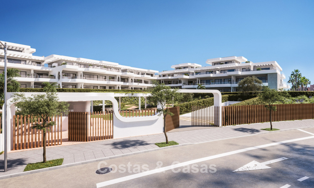 New build apartments for sale, walking distance to the beach on the New Golden Mile between Marbella and Estepona 779809