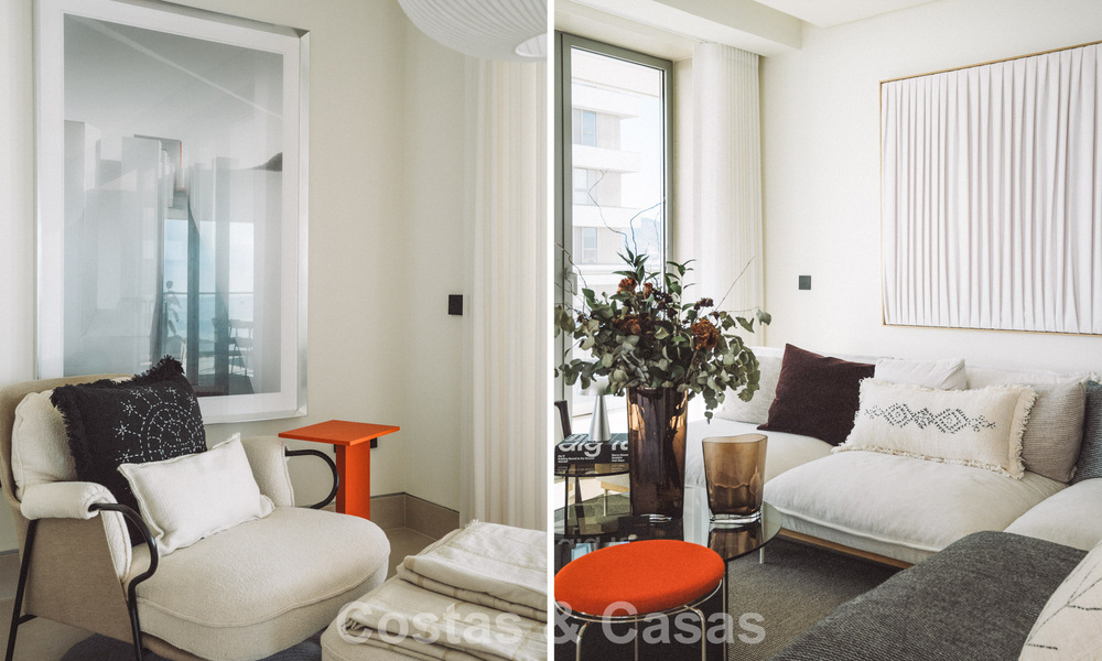 Exclusive, modern apartment with panoramic sea views for sale, directly on the beach promenade in Malaga city 779880