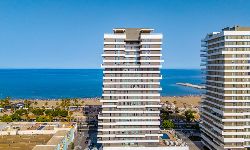 Exclusive, modern apartment with panoramic sea views for sale, directly on the beach promenade in Malaga city 779881