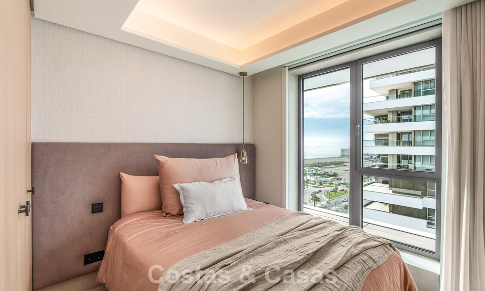 Exclusive, modern apartment with panoramic sea views for sale, directly on the beach promenade in Malaga city 779882