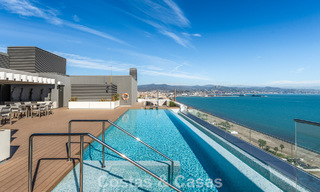 Exclusive, modern apartment with panoramic sea views for sale, directly on the beach promenade in Malaga city 779904 
