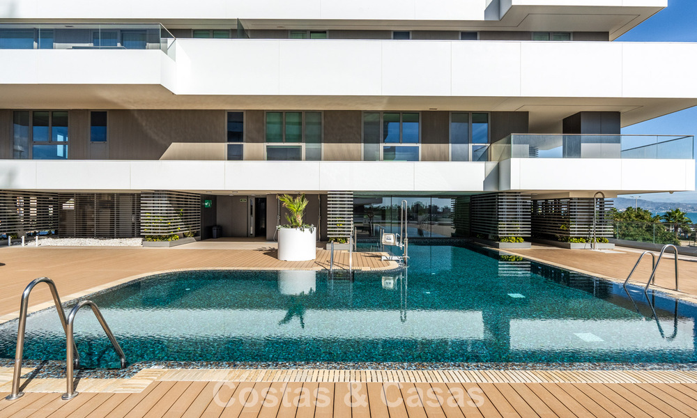 Exclusive, modern apartment with panoramic sea views for sale, directly on the beach promenade in Malaga city 779906