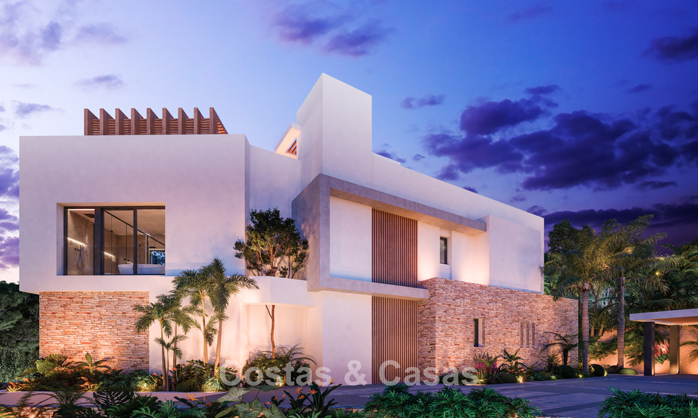 Sophisticated new build villa for sale in a prestigious, secure residential area on Marbella’s Golden Mile 779913