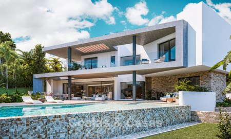 Sophisticated new build villa for sale in a prestigious, secure residential area on Marbella’s Golden Mile 779914