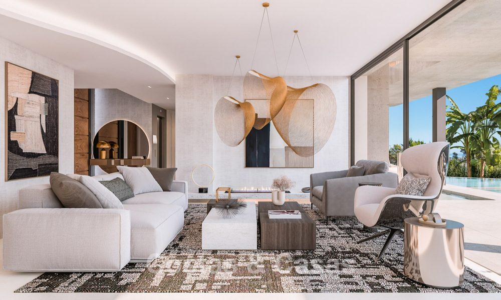 Sophisticated new build villa for sale in a prestigious, secure residential area on Marbella’s Golden Mile 779917