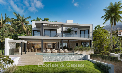 New to the market. High-end new build villa for sale in a popular, secure area on Marbella’s Golden Mile 779933