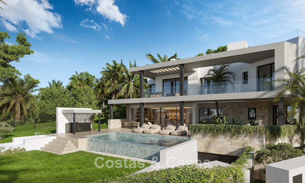 New to the market. High-end new build villa for sale in a popular, secure area on Marbella’s Golden Mile 779941