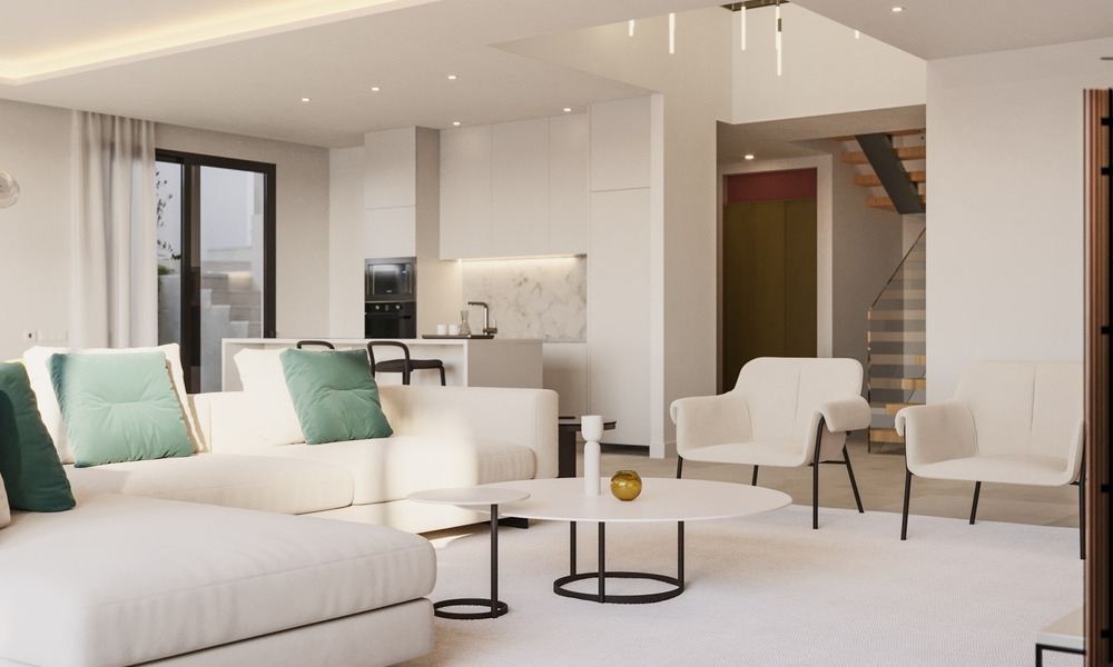 New Launch. 17 Advanced Luxury villas with golf and sea views for Sale in Casares, Costa del Sol 780143