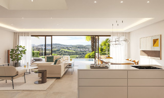 New Launch. 17 Advanced Luxury villas with golf and sea views for Sale in Casares, Costa del Sol 780144 
