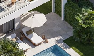 New Launch. 17 Advanced Luxury villas with golf and sea views for Sale in Casares, Costa del Sol 780146 