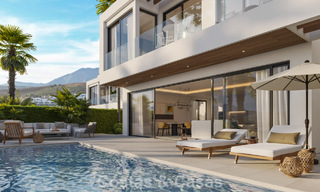 New Launch. 17 Advanced Luxury villas with golf and sea views for Sale in Casares, Costa del Sol 780147 