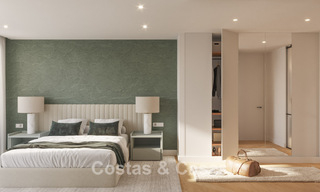 New Launch. 17 Advanced Luxury villas with golf and sea views for Sale in Casares, Costa del Sol 780148 