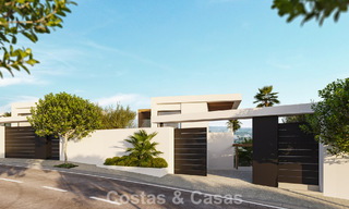 New Launch. 17 Advanced Luxury villas with golf and sea views for Sale in Casares, Costa del Sol 780150 