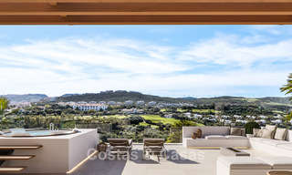 New Launch. 17 Advanced Luxury villas with golf and sea views for Sale in Casares, Costa del Sol 780151 