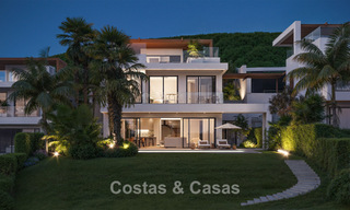 New Launch. 17 Advanced Luxury villas with golf and sea views for Sale in Casares, Costa del Sol 780154 