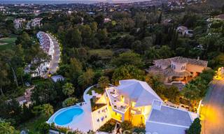 Avant-garde designer villa with panoramic sea views for sale in a gated community in Benahavis - Marbella 779975 