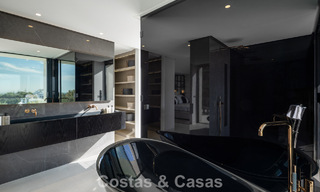 Avant-garde designer villa with panoramic sea views for sale in a gated community in Benahavis - Marbella 779981 