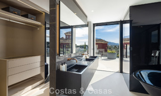 Avant-garde designer villa with panoramic sea views for sale in a gated community in Benahavis - Marbella 779982 