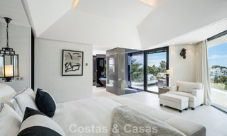 Avant-garde designer villa with panoramic sea views for sale in a gated community in Benahavis - Marbella 779986 