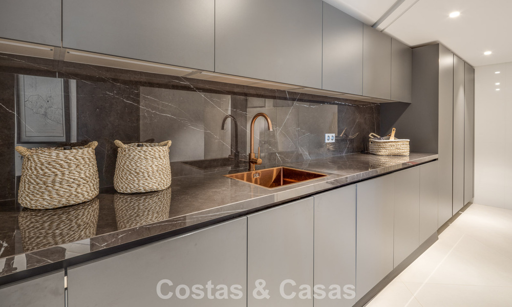 Avant-garde designer villa with panoramic sea views for sale in a gated community in Benahavis - Marbella 779992