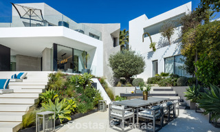 Avant-garde designer villa with panoramic sea views for sale in a gated community in Benahavis - Marbella 779996 