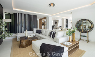 Avant-garde designer villa with panoramic sea views for sale in a gated community in Benahavis - Marbella 779998 