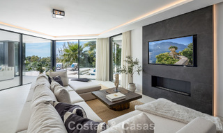 Avant-garde designer villa with panoramic sea views for sale in a gated community in Benahavis - Marbella 780000 