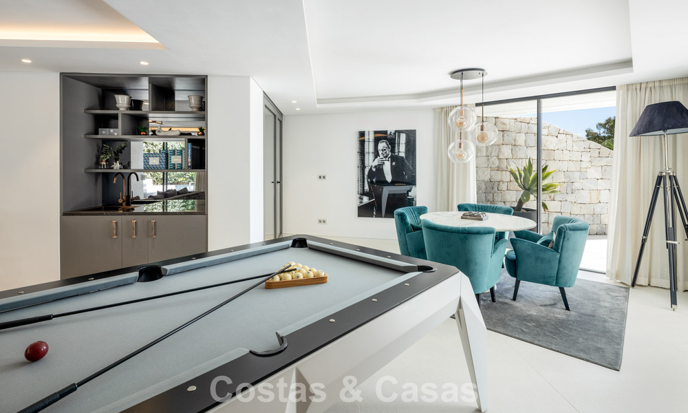 Avant-garde designer villa with panoramic sea views for sale in a gated community in Benahavis - Marbella 780003