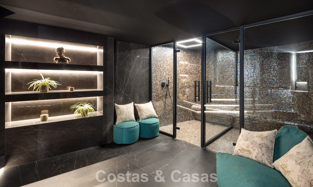 Avant-garde designer villa with panoramic sea views for sale in a gated community in Benahavis - Marbella 780004