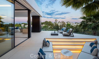 Avant-garde designer villa with panoramic sea views for sale in a gated community in Benahavis - Marbella 780012 