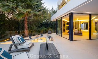 Avant-garde designer villa with panoramic sea views for sale in a gated community in Benahavis - Marbella 780014 
