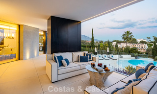 Avant-garde designer villa with panoramic sea views for sale in a gated community in Benahavis - Marbella 780015 