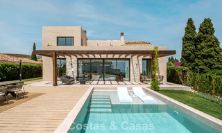 Move-in ready luxury villa with Ibizan style for sale in a highly sought after urbanisation of Benahavis - Marbella 780027 