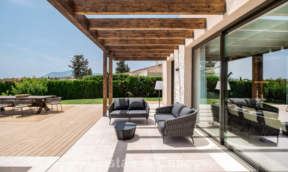 Move-in ready luxury villa with Ibizan style for sale in a highly sought after urbanisation of Benahavis - Marbella 780033