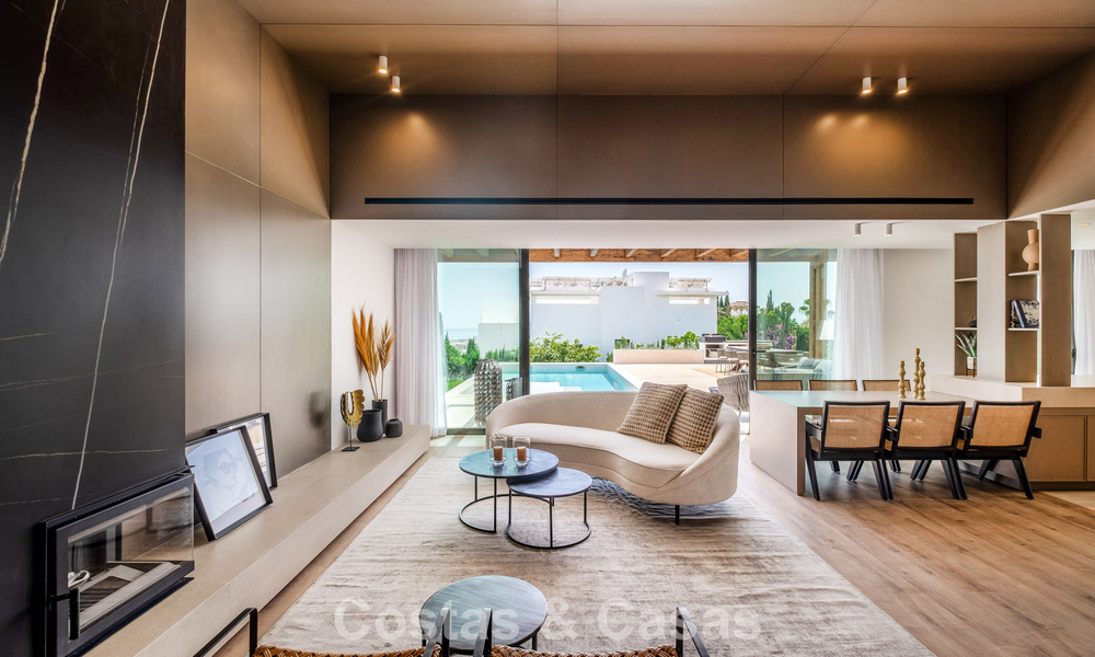 Move-in ready luxury villa with Ibizan style for sale in a highly sought after urbanisation of Benahavis - Marbella 780037