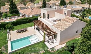 Move-in ready luxury villa with Ibizan style for sale in a highly sought after urbanisation of Benahavis - Marbella 780050 