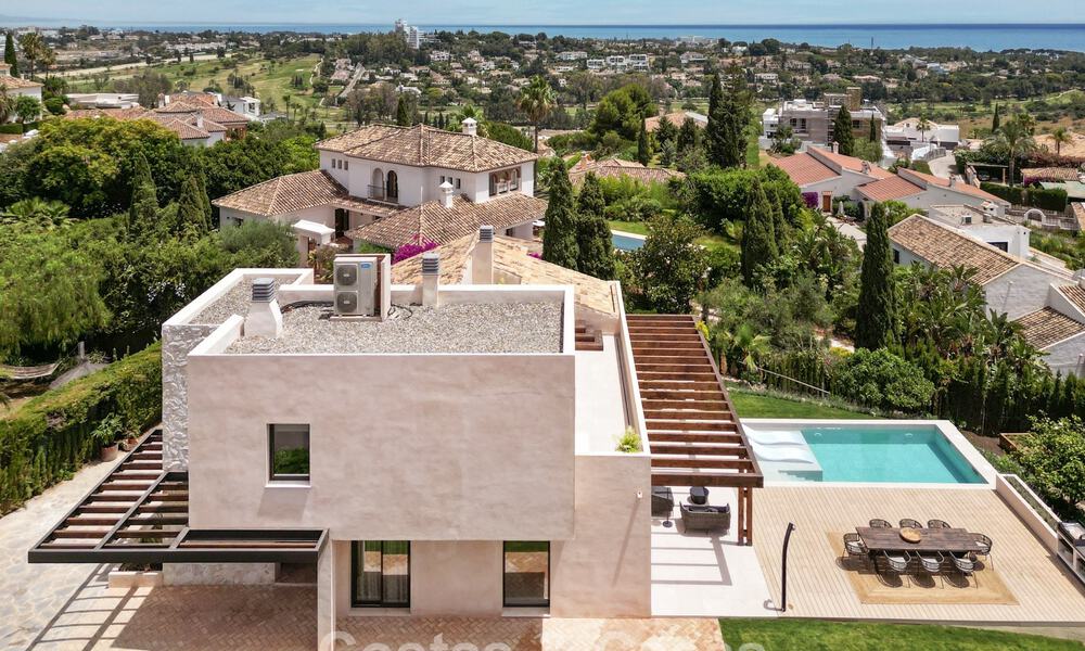 Move-in ready luxury villa with Ibizan style for sale in a highly sought after urbanisation of Benahavis - Marbella 780052